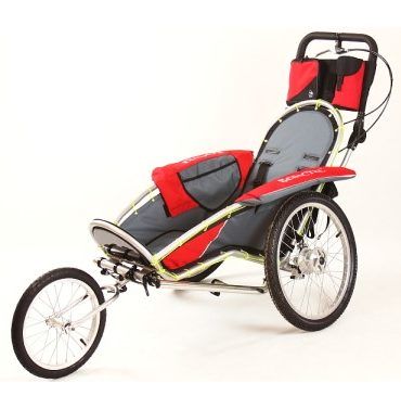 Wózek specjalny dla niepełnosprawnych KOZLIK JUNIOR COUNTRY czerwony